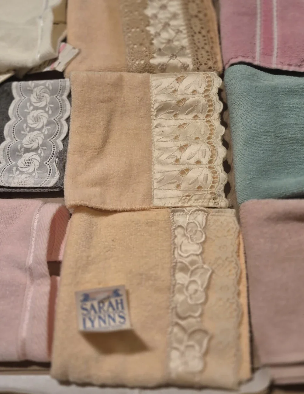 16 Single High Quality Extra Fancy Face Towels New